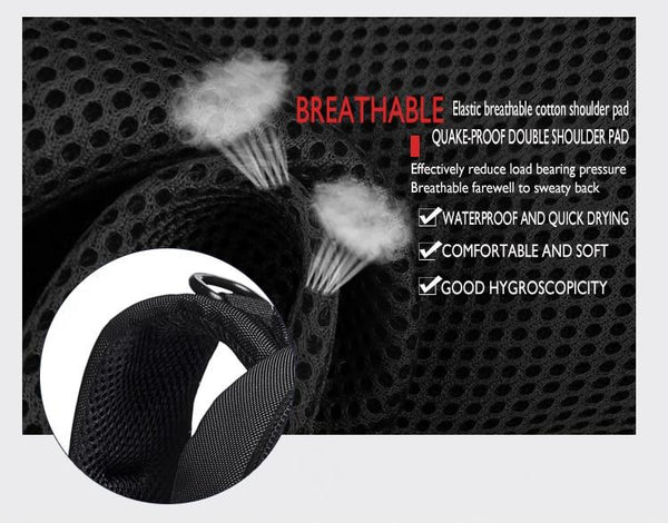 New Smart Business Multifunctional USB Charging Laptop Backpack Water-Repellent Travel School Bag
