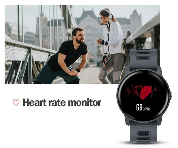 New Bluetooth Sport Smart Watch IP68 waterproof Clock Fitness Tracker Heart Rate Monitor Smartwatch for IOS Android