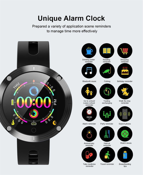New Smart Watch 50 Meters Waterproof Heart Rate Monitor Fitness Tracker Heart Rate Monitor For iOS Android