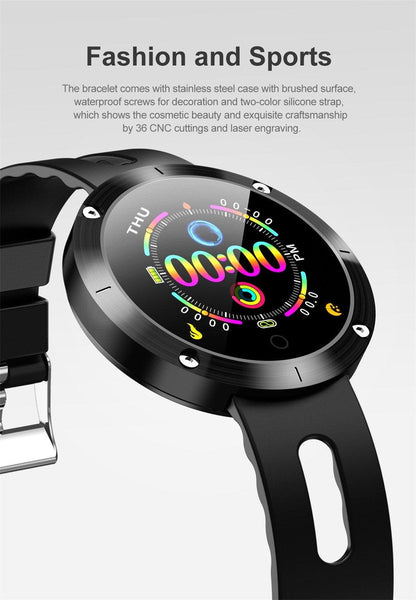New Smart Watch 50 Meters Waterproof Heart Rate Monitor Fitness Tracker Heart Rate Monitor For iOS Android
