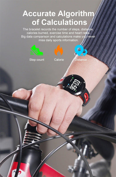 New Smart Watch 50 Meters Waterproof Heart Rate Monitor Fitness Tracker Heart Rate Monitor For iOS Android
