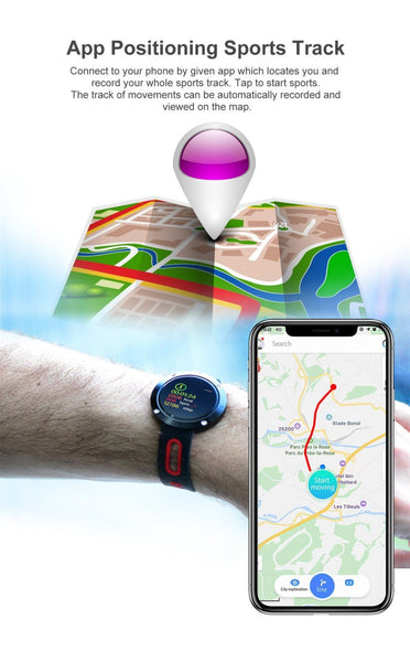 New Smart Watch 50 Meters Waterproof Heart Rate Monitor Fitness Tracker Heart Rate Monitor For iOS Android