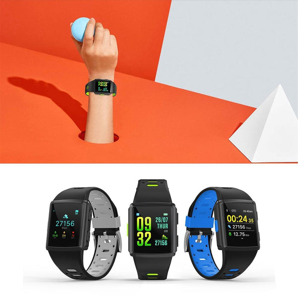 New Sport Smart Watch GPS IP68 Waterproof Heart Rate Monitoring Full Touch Screen Smartwatch For iPhone Android