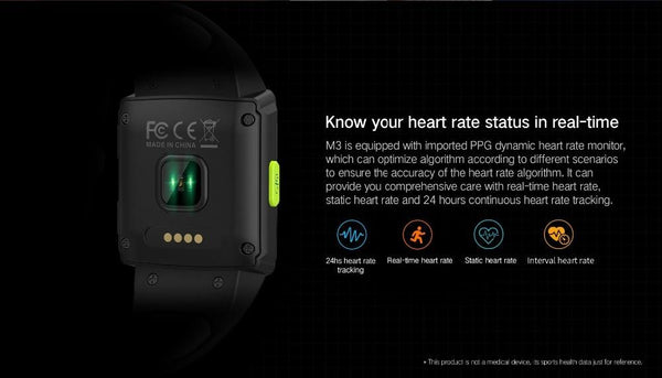 New Sport Smart Watch GPS IP68 Waterproof Heart Rate Monitoring Full Touch Screen Smartwatch For iPhone Android