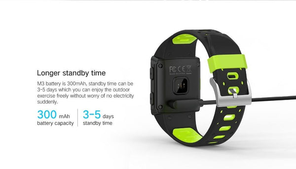 New Sport Smart Watch GPS IP68 Waterproof Heart Rate Monitoring Full Touch Screen Smartwatch For iPhone Android