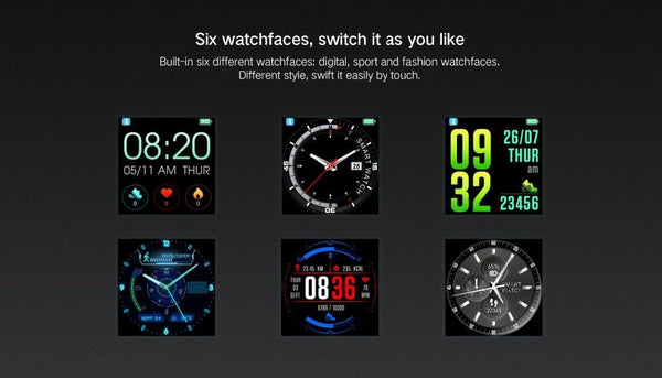 New Sport Smart Watch GPS IP68 Waterproof Heart Rate Monitoring Full Touch Screen Smartwatch For iPhone Android
