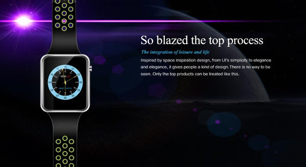 New Bluetooth Smart Watch With Camera Facebook Whatsapp Twitter Sync SMS Smartwatch For iPhone Android