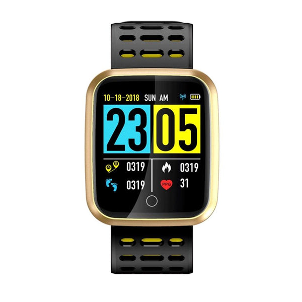 New 1.3'' IPS Big Screen Heart Rate Blood Pressure Monitor Fitness Tracker Smartwatch For iPhone Android