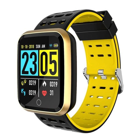 New 1.3'' IPS Big Screen Heart Rate Blood Pressure Monitor Fitness Tracker Smartwatch For iPhone Android