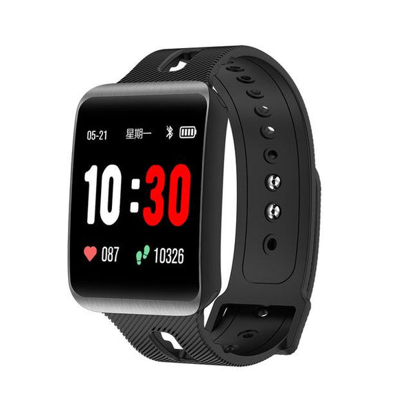 New IP67 Heart Rate Blood Pressure Monitoring Touch Screen Smart Bracelet Fitness Tracker Smartwatch For iPhone Android