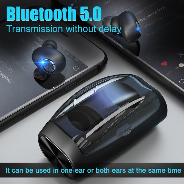 New Wireless Bluetooth Noise Cancelling Earbuds TWS Stereo Earphones With Mic Charging Box