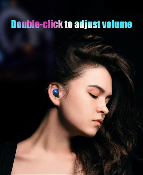 New Wireless Bluetooth Noise Cancelling Earbuds TWS Stereo Earphones With Mic Charging Box