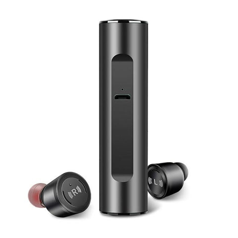 New TWS Wireless Bluetooth 5.0 Earphone IPX7 Waterproof Headset Stereo Earbuds Microphone With Charging Case