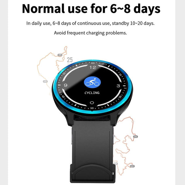 New Smart Bracelet IP68 Waterproof  Blood Pressure Blood Oxygen Monitor Fitness Smartwatch For iPhones Android