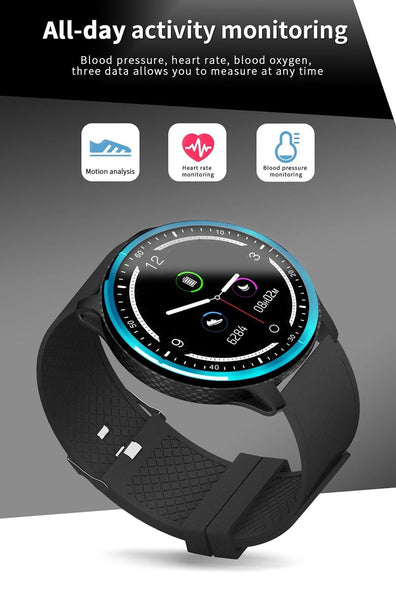 New Smart Bracelet IP68 Waterproof  Blood Pressure Blood Oxygen Monitor Fitness Smartwatch For iPhones Android