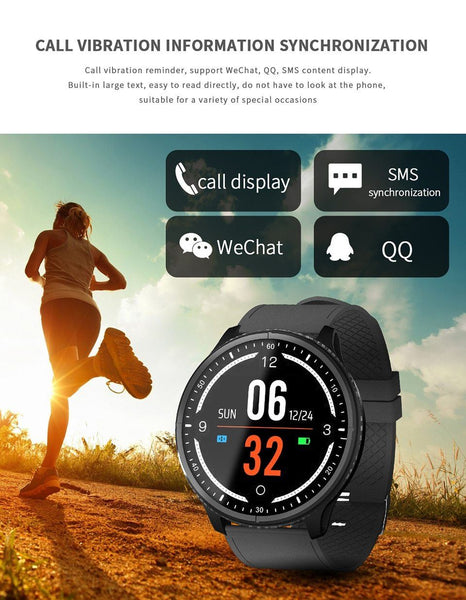 New Smart Bracelet IP68 Waterproof  Blood Pressure Blood Oxygen Monitor Fitness Smartwatch For iPhones Android