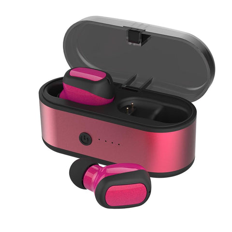 New TWS Bluetooth Earphones True Wireless Earbuds IPX7 Waterproof Stereo Bass Headset Bluetooth 5.0 With