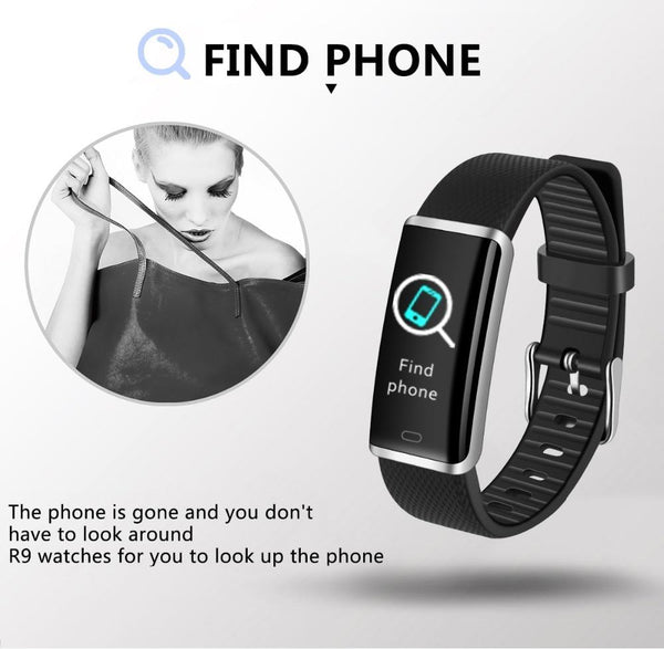 New  IP67 Waterproof Smart Band Remote Control Blood Pressure Heart Rate Monitor Smart Bracelet For iPhone Android
