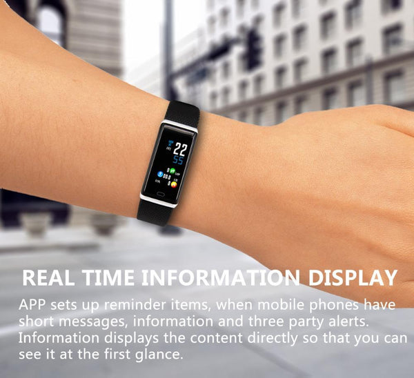 New  IP67 Waterproof Smart Band Remote Control Blood Pressure Heart Rate Monitor Smart Bracelet For iPhone Android