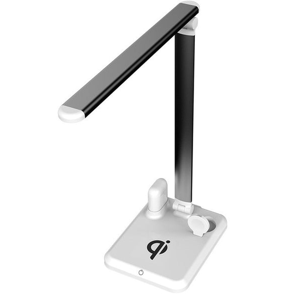 New 4-In-1 LED Table Desk Lamp Wireless Charger For Compatible iPhones Airpods Apple Watch