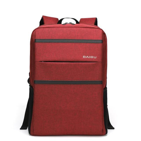 New Outdoor Anti-Thief school Backpack Multifunctional Waterproof 15.6 inch Laptop USB Charging Travel Bag
