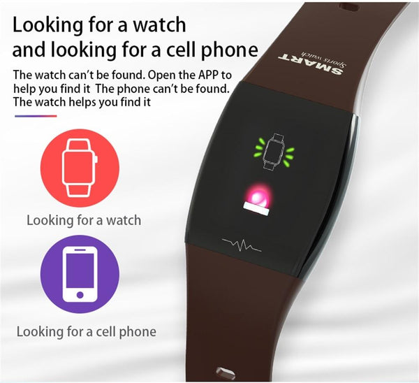 New Smart Watch Heart Rate Blood Pressure Monitor IP67 Waterproof Steps Calories Counter Sports Smartwatch