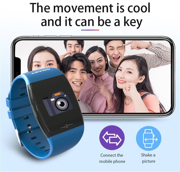 New Smart Watch Heart Rate Blood Pressure Monitor IP67 Waterproof Steps Calories Counter Sports Smartwatch