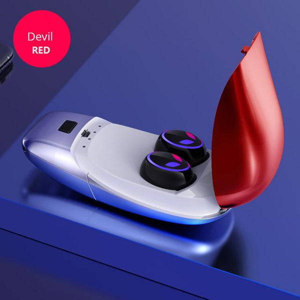 New TWS Bluetooth Wireless Earbuds 6D Stereo Noise Cancelling Earphones Gaming Headset For Android iPhone