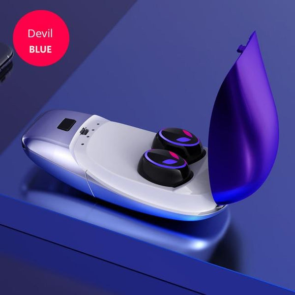 New TWS Bluetooth Wireless Earbuds 6D Stereo Noise Cancelling Earphones Gaming Headset For Android iPhone