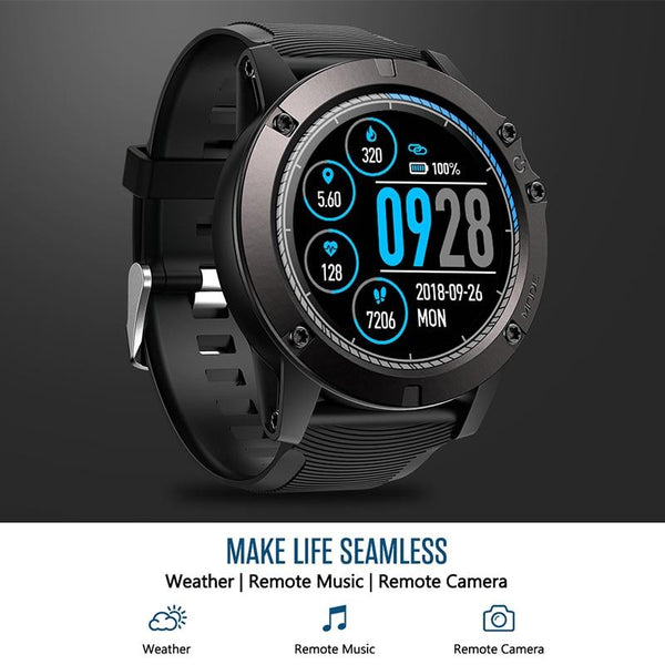 New Rugged Outdoor Smart Sport Watch Fitness Heart Rate Monitor Tracker Smartwatch For Android iPhones