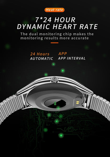 New Waterproof Bluetooth Smart Watch Heart Rate Blood Pressure Touch Screen Smartwatch For Android IOS