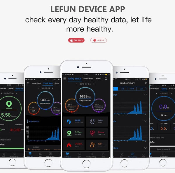 New Metallic Sport Smart Watch Men Heart Rate Blood Pressure Monitor Smartwatch for Android IOS