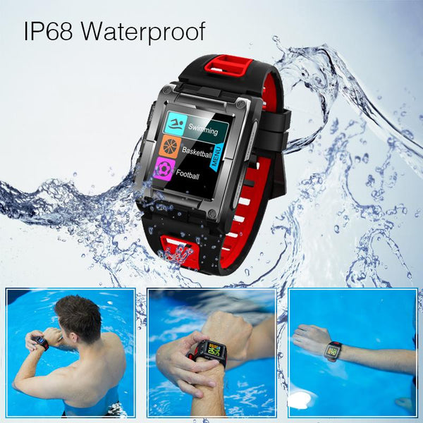 New IP68 Waterproof GPS Compass Bluetooth Smart Watch Heart Rate Monitor For iPhone Android