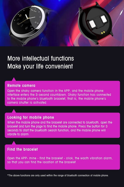 New Smart Watch Waterproof Blood Pressure Heart Rate Monitor Multi-Sport Mode Fitness Smartwatch