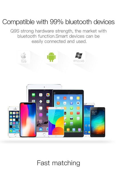 New TWS Wireless Bluetooth 5.0 Earphones Sport HIfI Headphones Ear Pods Wireless Headset Ear Hooks For iPhone Android