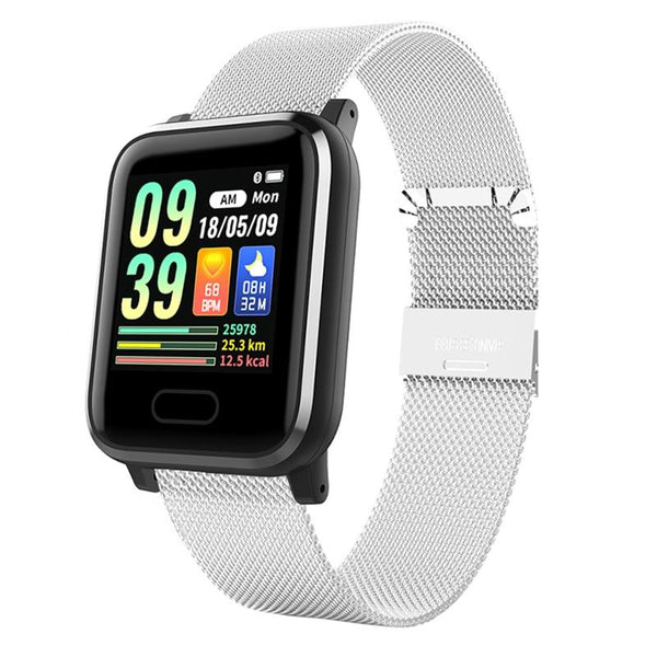 New IP67 Waterproof Smart Watch Heart Rate Blood Pressure Oxygen Sleep Smart Bracelet Fitness Tracker For iOS Android