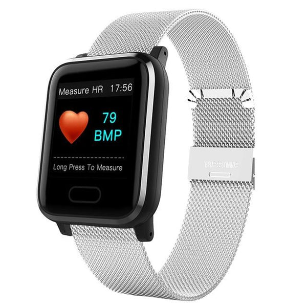 New IP67 Waterproof Smart Watch Heart Rate Blood Pressure Oxygen Sleep Smart Bracelet Fitness Tracker For iOS Android