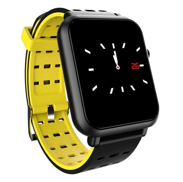 New Compact Heart Rate Monitor Smart Watch Waterproof Bluetooth Touch Screen Smart Watch For Android iOS