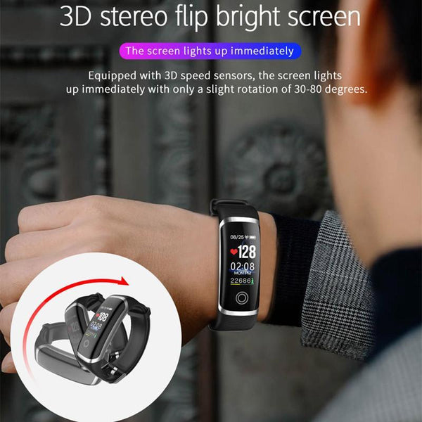 New Dynamic Fitness Tracker Smart Watch Heart Rate & Blood Pressure monitor Smart Bracelet For iPhone Android