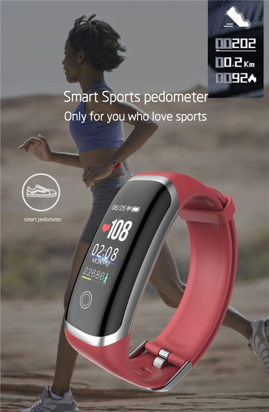 New Dynamic Fitness Tracker Smart Watch Heart Rate & Blood Pressure monitor Smart Bracelet For iPhone Android