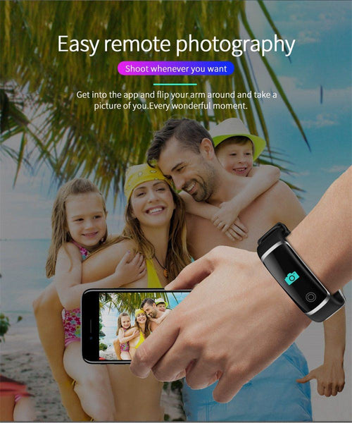 New Dynamic Fitness Tracker Smart Watch Heart Rate & Blood Pressure monitor Smart Bracelet For iPhone Android