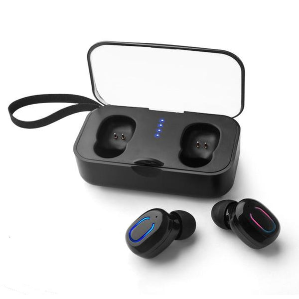 New Bluetooth 5.0 TWS Mini Wireless Earbuds Stereo Deep Bass Headset With Charging Box For iPhone Android