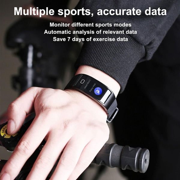 New Fitness Bracelet IP68 Waterproof Heart Rate Monitoring Fitness Tracker Smartwatch For Android iPhones