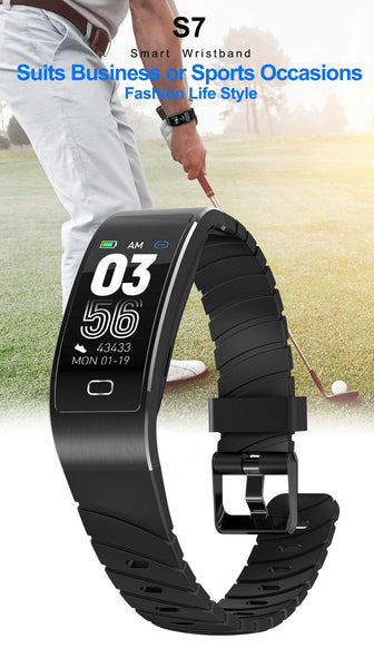 New Fitness Bracelet IP68 Waterproof Heart Rate Monitoring Fitness Tracker Smartwatch For Android iPhones