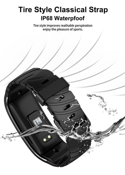 New Fitness Bracelet IP68 Waterproof Heart Rate Monitoring Fitness Tracker Smartwatch For Android iPhones
