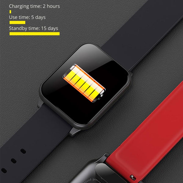 New Smart Band 1.3" IPS Glass Screen IP67 Waterproof Sport Smartwatch Blood Pressure Fitness Tracker For iOS Android