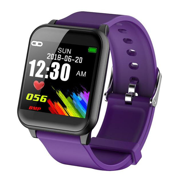 New Smart Band 1.3" IPS Glass Screen IP67 Waterproof Sport Smartwatch Blood Pressure Fitness Tracker For iOS Android