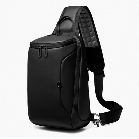 New 9.7" Capacity Cross-Body Chest USB Charging Water Repellent Shoulder Messenger Bag For Tablets iPad