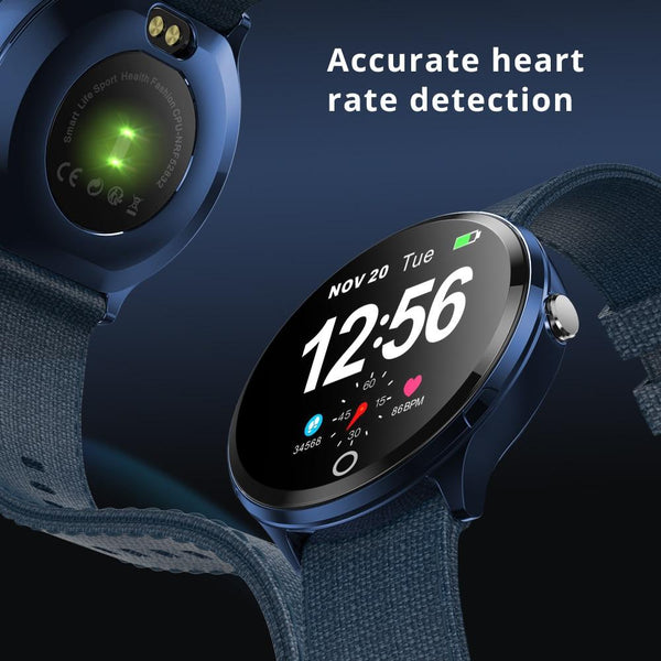 New Splash-Proof Toughened glass Smart Band Fashion Fitness Tracker Blood Oxygen Smartwatch For Men Women
