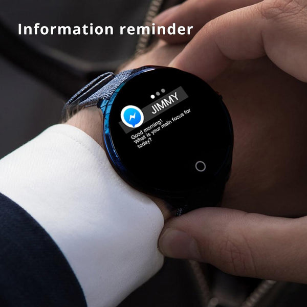 New Splash-Proof Toughened glass Smart Band Fashion Fitness Tracker Blood Oxygen Smartwatch For Men Women